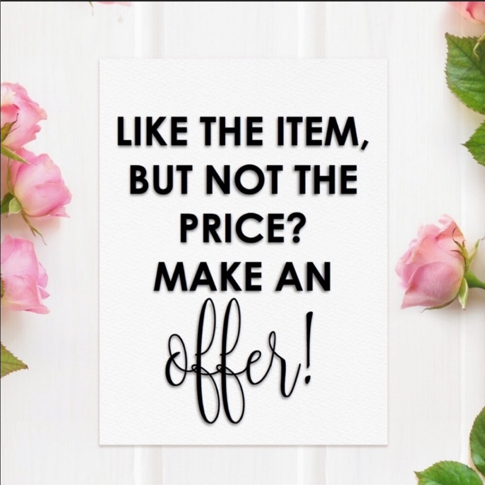 Feel free to make an offer!